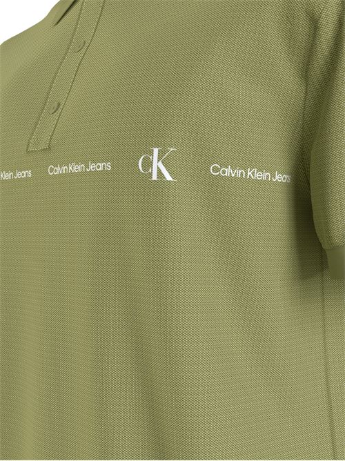 polo CALVIN KLEIN | J30J325432L9N VERDE